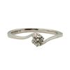 Image 1 : 0.25 ctw Diamond Ring - 18KT White Gold