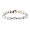 4.20 ctw Diamond Bracelet - 18KT White Gold