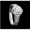 Image 4 : 1.40 ctw Diamond Ring - 14KT White Gold