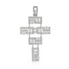 18k White Gold 0.66CTW Diamond Pendant, (SI2-SI3/H-I)