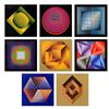 Image 1 : Progressions 3 (Portfolio) by Vasarely (1908-1997)