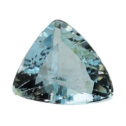 2.40 ct.Natural Trilliant Cut Aquamarine