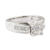 1.10 ctw Diamond Ring - 14KT White Gold