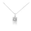 Image 1 : 14k White Gold 0.52CTW Diamond Pendant, (I1-I2/H-I)