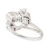 Image 3 : 0.22 ctw Gemstone and Diamond Ring - 14KT White Gold