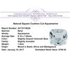 1.92 ct.Natural Square Cushion Cut Aquamarine