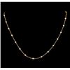 0.80 ctw Diamond Necklace - 18KT Rose Gold