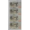 Image 1 : Uncut Sheet of (4) State of Louisiana Baby Bond Obsolete Notes