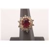Image 2 : 19RPS-45 RUBY & DIAMOND RING