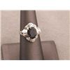 Image 2 : 19RPS-18 SAPPHIRE & DIAMOND RING