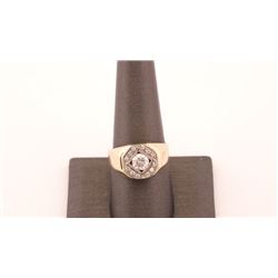 19RPS-12 MANS DIAMOND RING