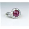 Image 2 : 19CAI-6 BURMESE RUBY & DIAMOND RING