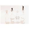 Image 1 : 19KZ-10 LOT OF FOUR VINTAGE BACK BAR BOTTLES