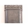Image 2 : 19KZ-11 OVERLAYED GALSS PEWTER FLASK