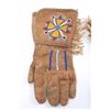 Image 2 : 19KC-201 BEADED ON TANNED HIDE/GAUNTLETS