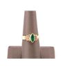Image 2 : 19RPS-9 EMERALD & DIAMOND RING