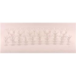 19KC-39 LARGE CRYSTAL STEMWARE SET