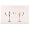 Image 1 : 19KC-41 PAIR OF STERLING CANDELABRAS