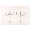 Image 2 : 19KC-41 PAIR OF STERLING CANDELABRAS