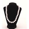 Image 1 : 19RPS-4 LAVENDER JADE BEAD NECKLACE