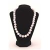 Image 2 : 19RPS-4 LAVENDER JADE BEAD NECKLACE