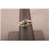 Image 2 : 19RPS-23 EMERALD & DIAMOND RING