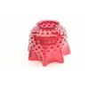 Image 2 : 19KZ-9 ANTIQUE WAVY GLASS CRANBERRY LAMPSHADE