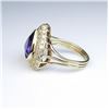 Image 3 : 19CAI-31 HEART SHAPED AMETHYST & DIAMOND RING