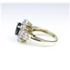 Image 3 : 19CAI-35 SAPPHIRE & DIAMOND RING