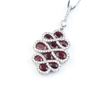 Image 2 : 19CAI-18 RUBY & DIAMOND PENDANT