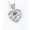 Image 2 : 19CAI-20 HEART SHAPED DIAMOND PENDANT