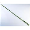Image 2 : 19CAI-16 EMERALD & DIAMOND BRACELET