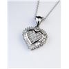 Image 2 : 19CAI-24 HEART SHAPED DIAMOND PENDANT