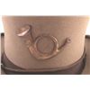 Image 2 : 19LL-15 FRENCH TOP HAT W/MILITARY BUGLE