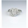 Image 2 : 19CAI-43 HEART SHAPED DIAMOND RING