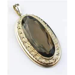 19CAI-42 CHAMPAGNE TOPAZ PENDANT