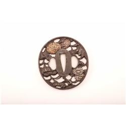 19KC-314 JAPANESE HAND FORGED TSUBA