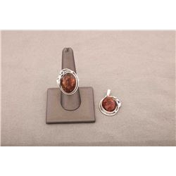 19RPS-3 RING & PEDANT SET