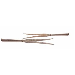 19KC-231 INDIAN ETCHED SPEARHEADS