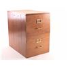 Image 1 : 19KC-3 OAK 2 DRAWER FILE