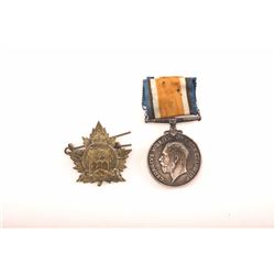 19IK-6 TWO CANADIAN WWI MEDALS