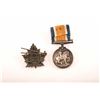 Image 2 : 19IK-6 TWO CANADIAN WWI MEDALS