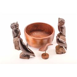 19KC-35 WOOD CARVING LOT