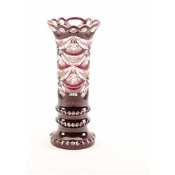 19KC-38 CUT GLASS VASE