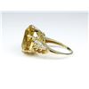 Image 3 : 19CAI-47 CITRINE & DIAMOND COCKTAIL RING