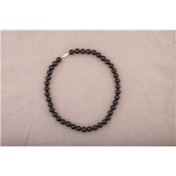 19RPS-54 ONYX BEAD NECKLACE