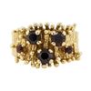 Image 2 : 1.00 ctw Garnet Ring - 14KT Yellow Gold