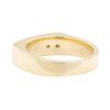 Image 3 : 0.16 ctw Diamond and Black Onyx Ring - 14KT Yellow Gold