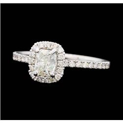 14KT White Gold 1.01 ctw Diamond Wedding Ring