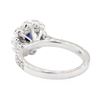 Image 3 : 2.07 ctw Sapphire and Diamond Ring - 14KT White Gold